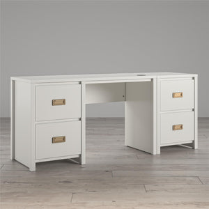 Monarch Hill Haven Desk / Nightstand Bundle, White