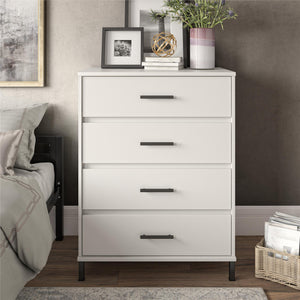 Your Zone 4 Drawer Dresser, White