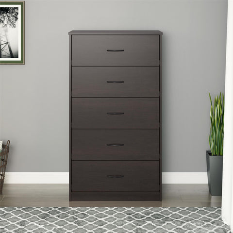 Mainstays Classic 5 Drawer Dresser, Multiple Colors  dorel-reviews